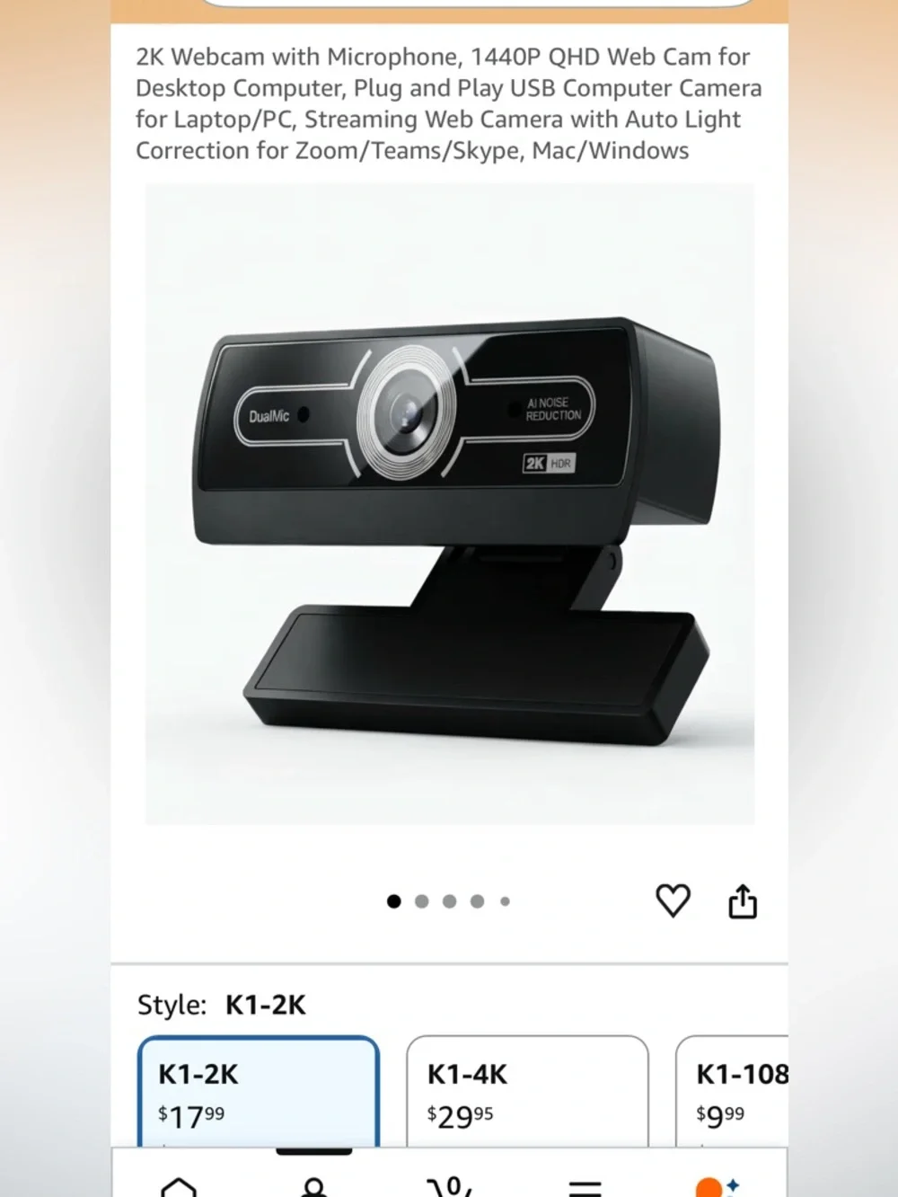 Webcam - Black 2k full